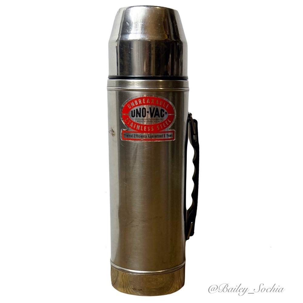 Vintage Uno-Vac Stainless Steel Thermos